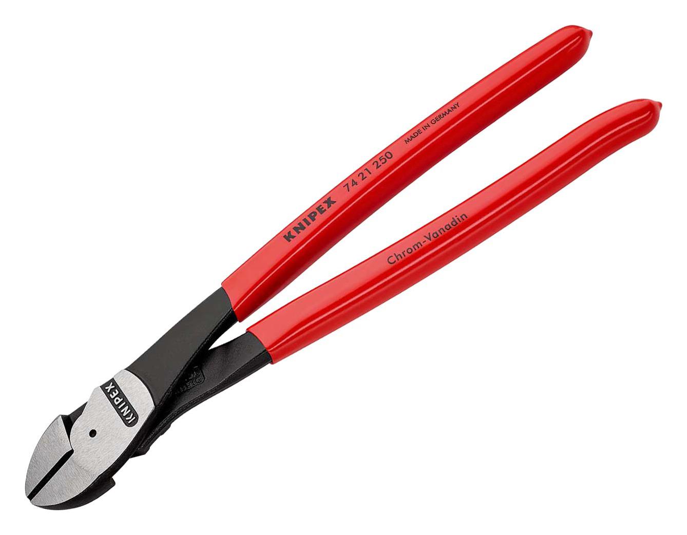 Knipex 74 21 250 Wire Cutter, Diagonal, 250mm