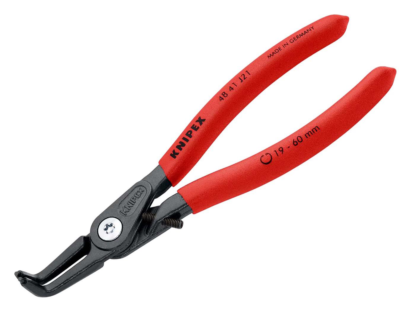 Knipex 48 41 J21 Circlip Plier, 165mm, Grey Atramentized