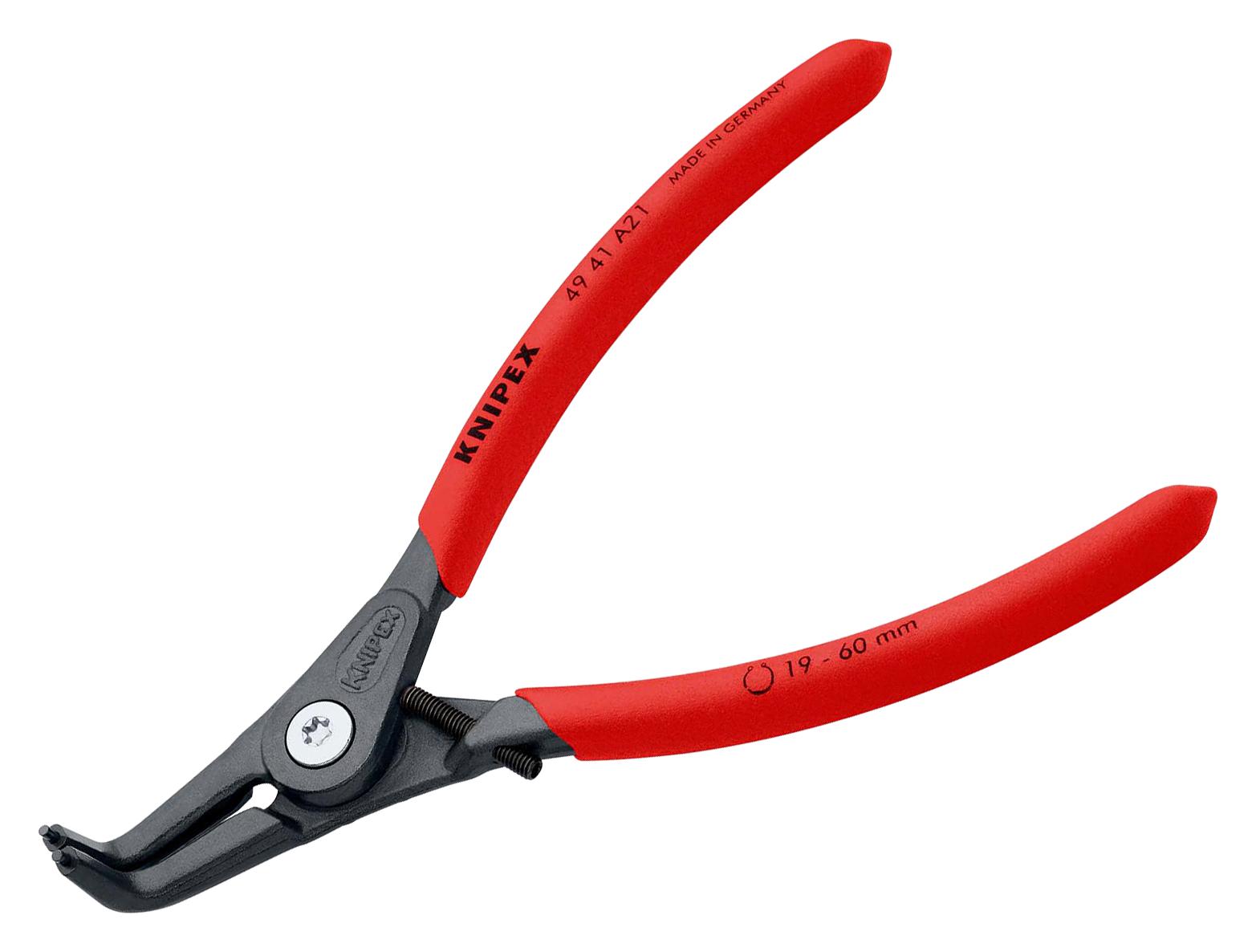 Knipex 49 41 A21 Circlip Plier, 165mm, Grey Atramentized