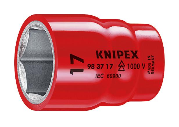 Knipex 98 37 12 Socket, Hexagon, 12mm, 0.375