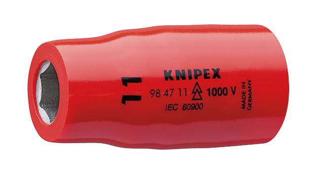 Knipex 98 47 12 Socket, Hexagon, 12mm, 0.5