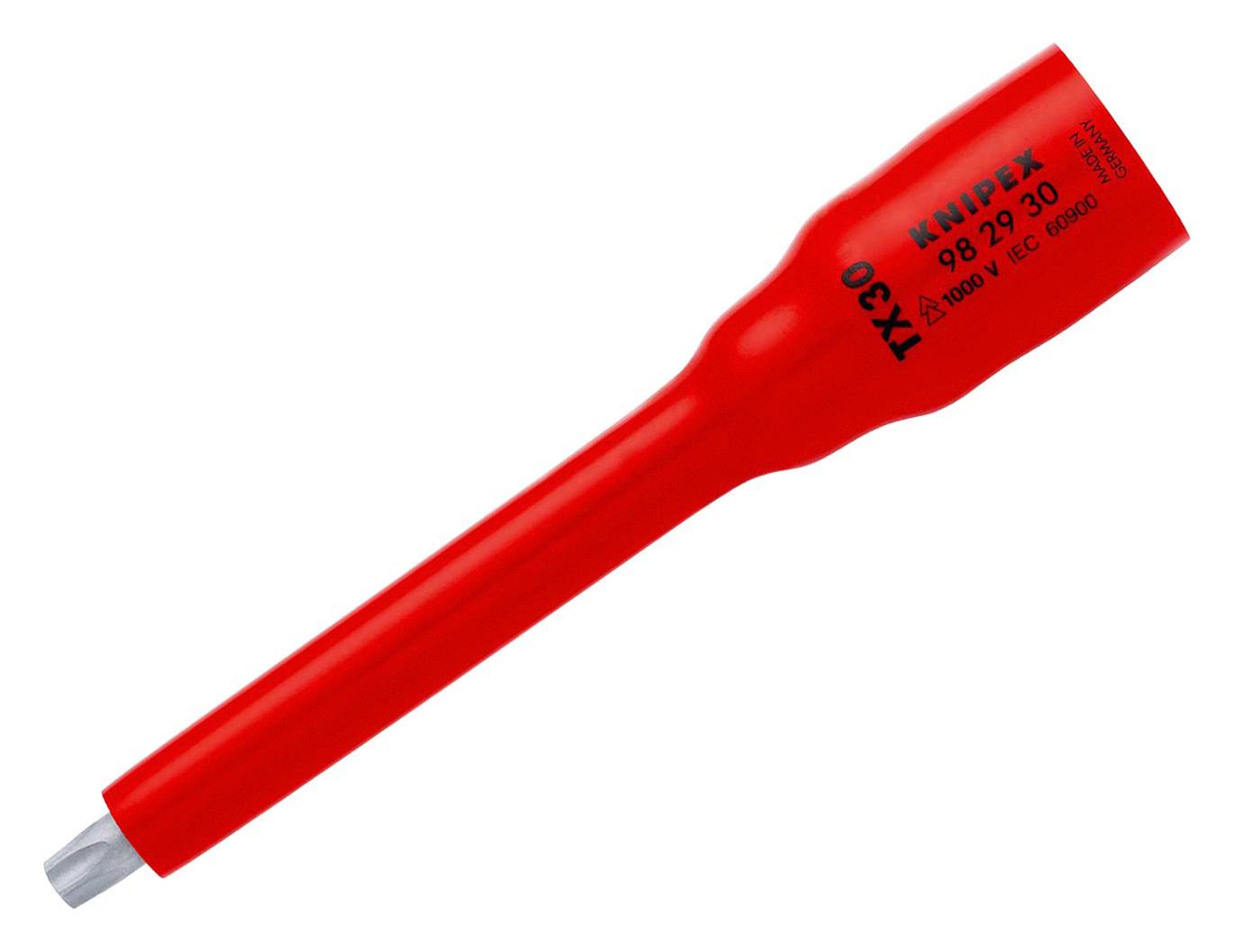 Knipex 98 29 30 Socket, 12 Point, Tx30, 0.375