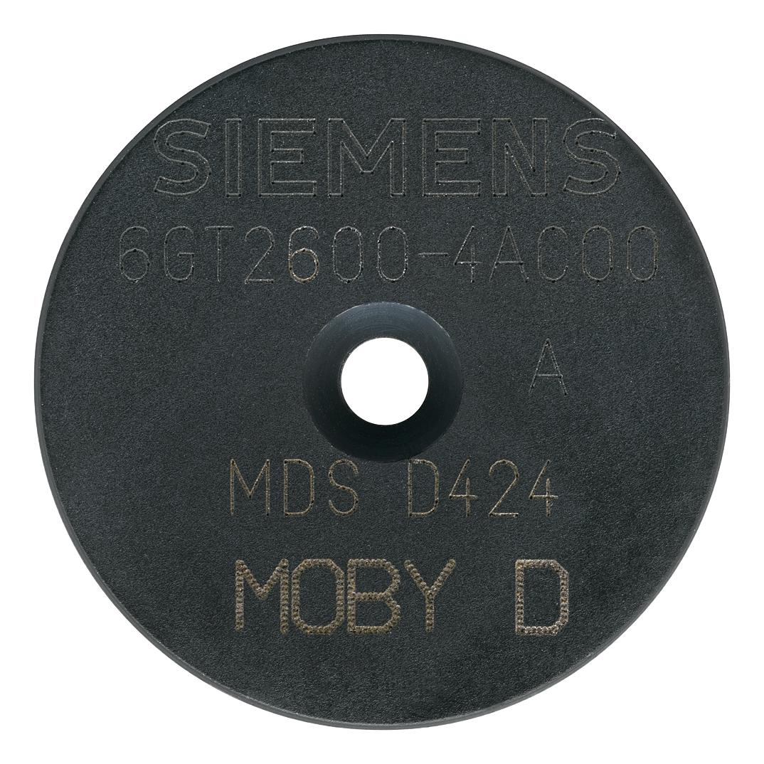 Siemens 6Gt2600-4Ac00 Rfid Transponder, 13.56Mhz, 15.625Kbit