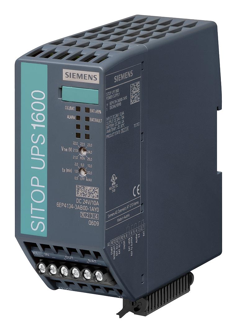 Siemens 6Ep4134-3Ab00-1Ay0 Ups Module, 24Vdc, 240W