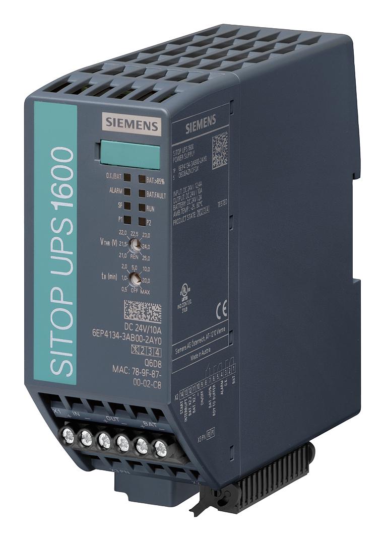 Siemens 6Ep4134-3Ab00-2Ay0 Ups Module, 24Vdc, 240W