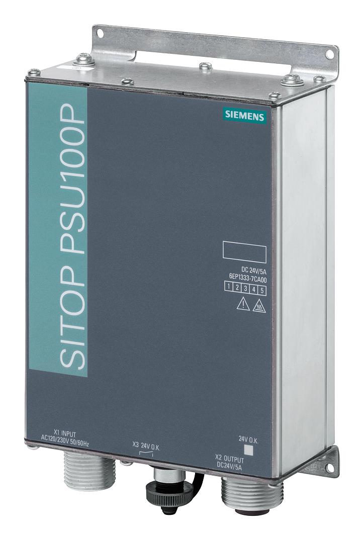 Siemens 6Ep1333-7Ca00 Stabilized Power Supply, Ite, 24Vdc, 5A