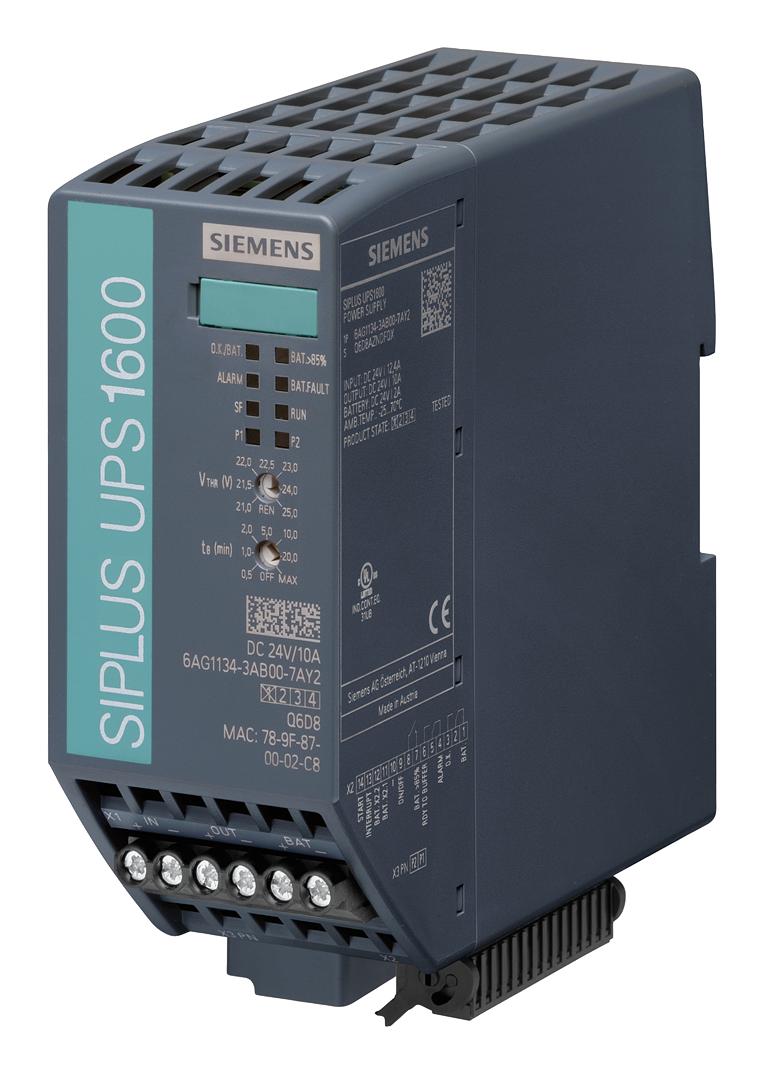 Siemens 6Ag1134-3Ab00-7Ay2 Uninterruptible Power Supply, 24V, 10A