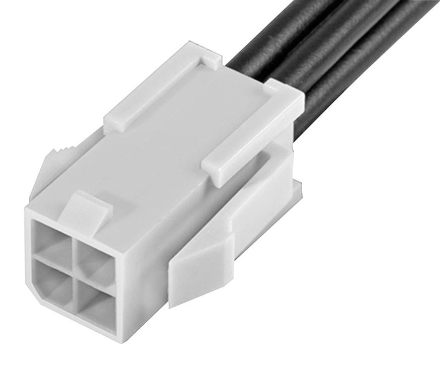 Molex 215326-2041 Wtb Cable, 4Pos Rcpt-Free End, 150mm