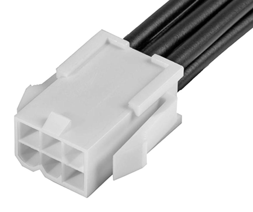 Molex 215326-2062 Wtb Cable, 6Pos Rcpt-Free End, 300mm