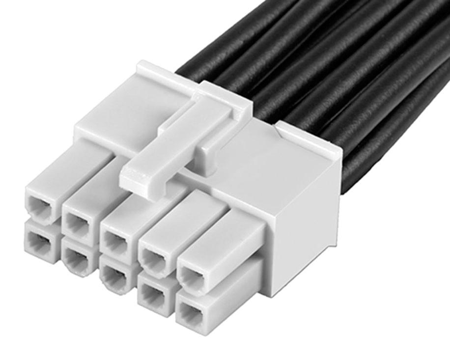 Molex 215328-1102 Wtb Cable, 10Pos Plug-Free End, 300mm