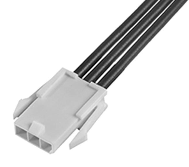 Molex 215321-2031 Wtb Cable, 3Pos Rcpt-Free End, 150mm