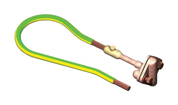Abb 7Tca083730R0077 Earth Terminal, Copper, 80mm, Pre-Welded