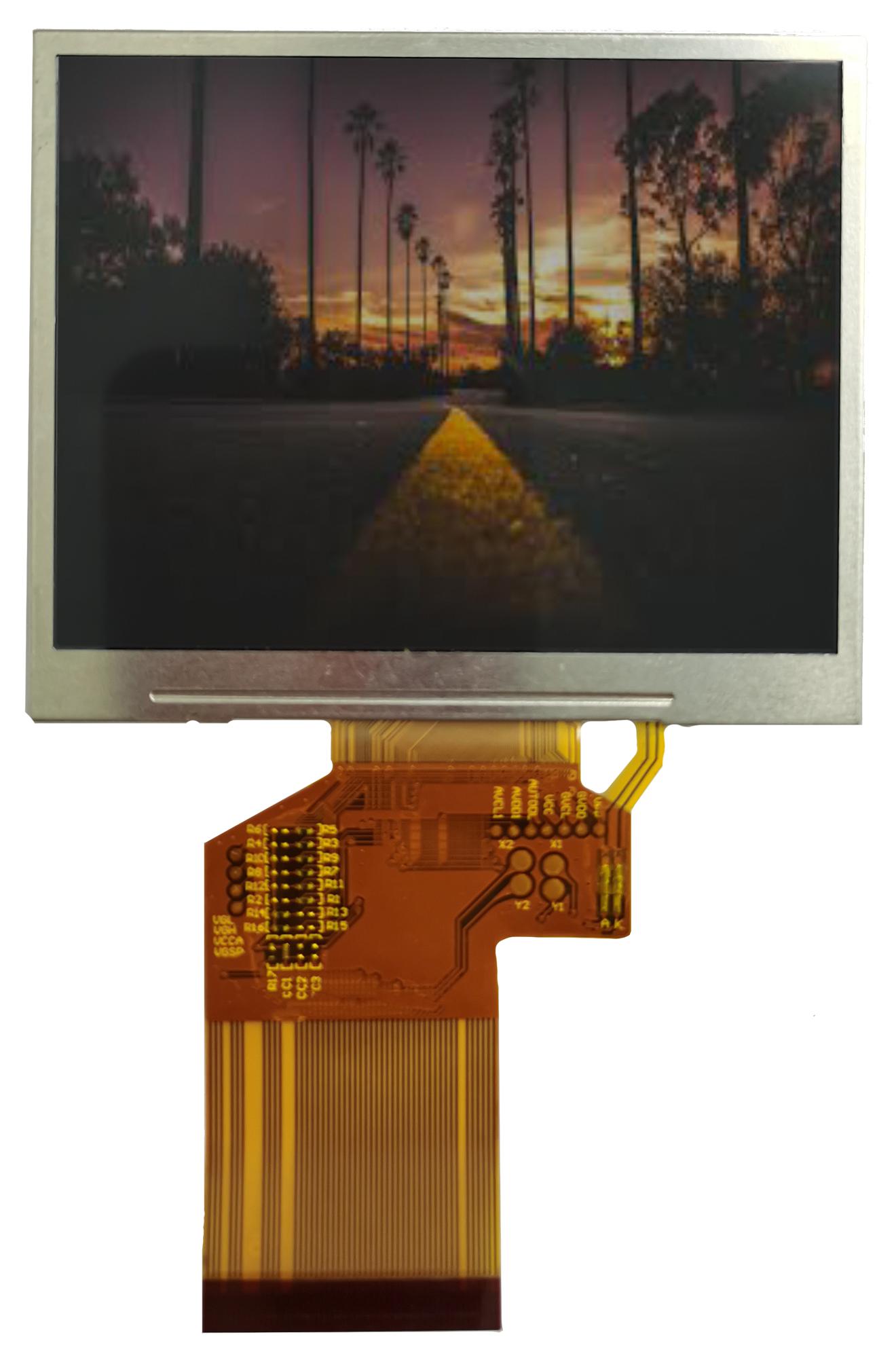 Midas Displays Mdt0350D3Ih-Rgb Lcd Tft Module, 3.5, 320 X 240P, Rgb