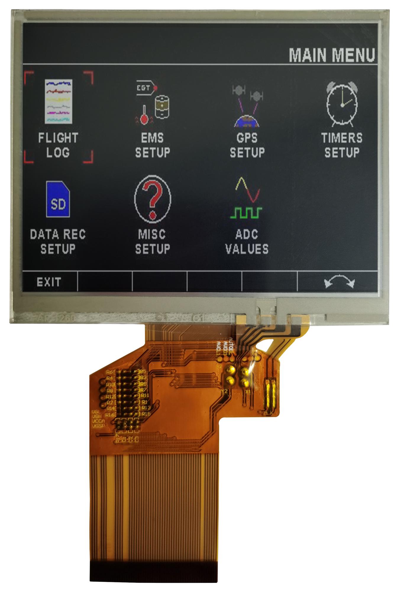 Midas Displays Mdt0350D3Isr-Rgb Lcd Tft Module, 3.5, 320 X 240P, Rgb