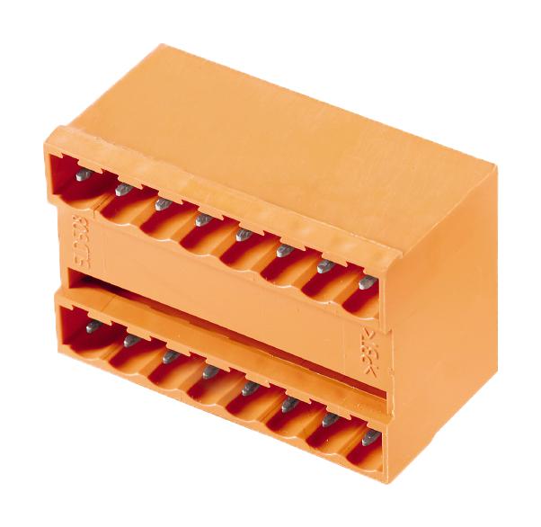 Weidmuller 1601860000 Terminal Block, R/a Header, 18Pos, Th