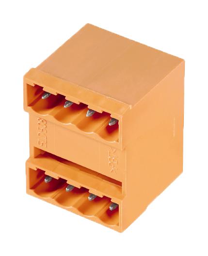 Weidmuller 1601810000 Terminal Block, R/a Header, 8Pos, Th