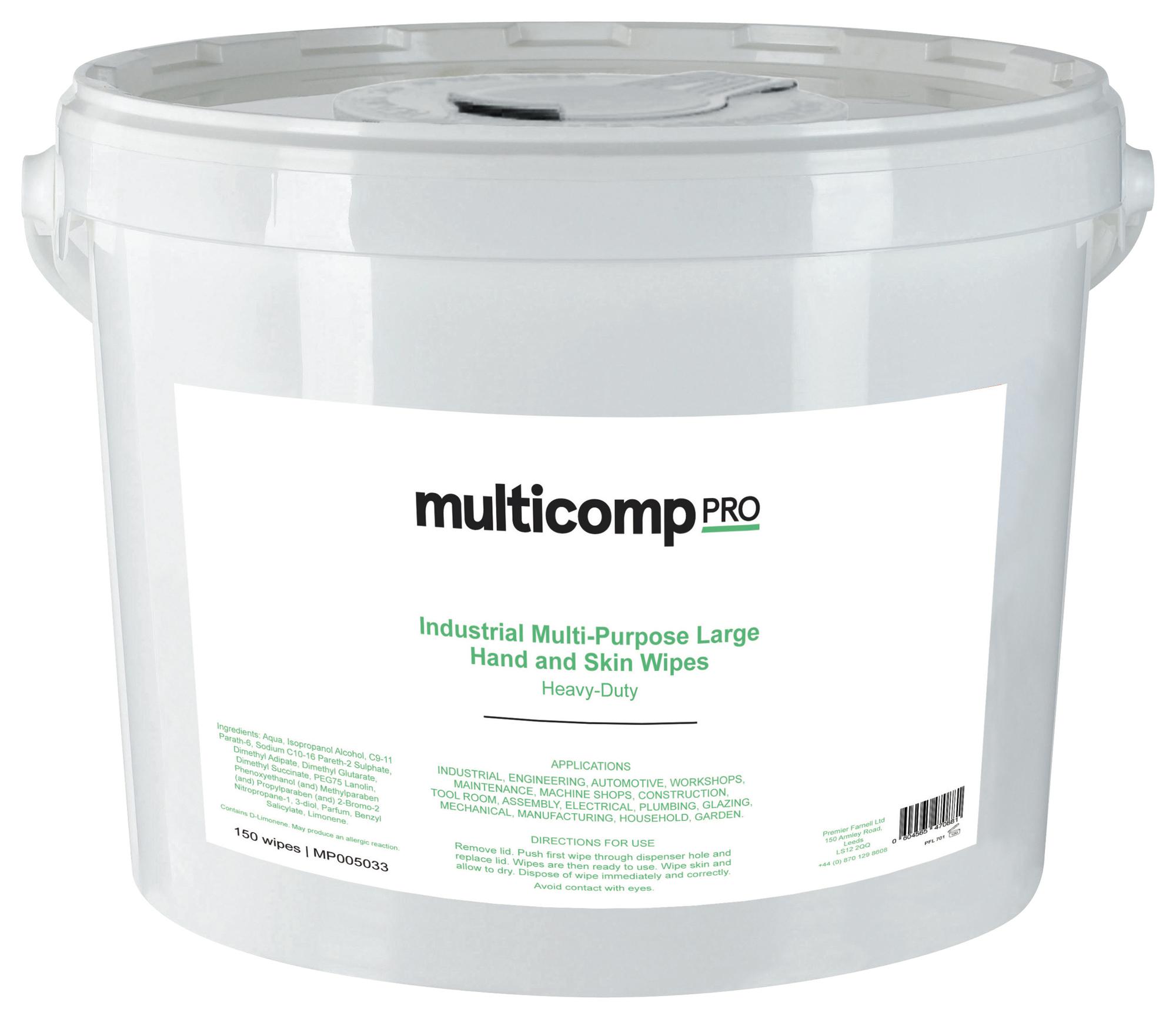 Multicomp Pro Mp005033 Industrial Large Hand & Skin Wipes