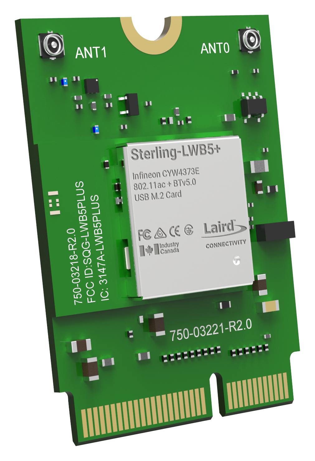 Ezurio 453-00048 Wi-Fi/bluetooth Module, 2.4Ghz & 5Ghz