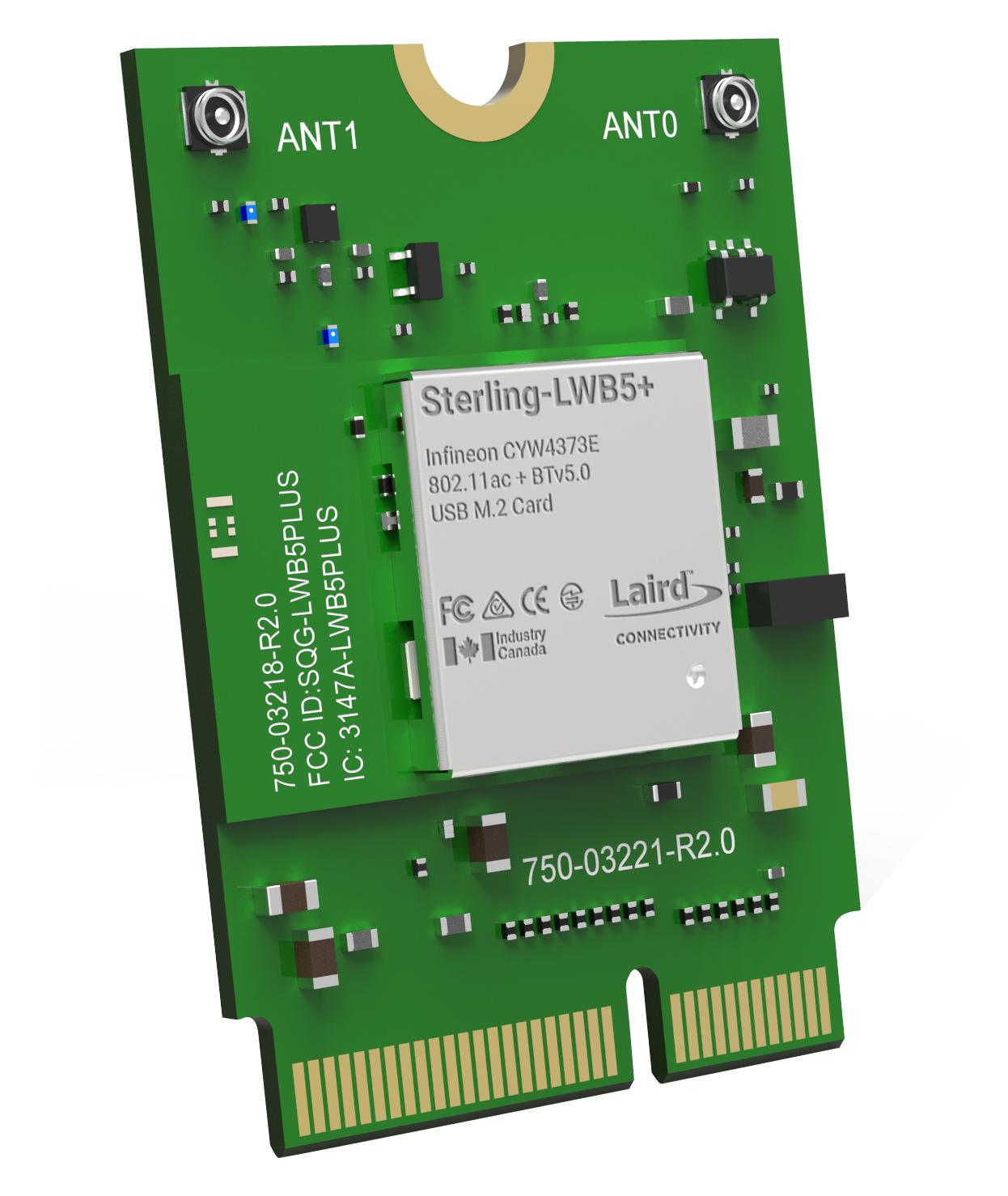 Ezurio 453-00049 Wi-Fi/bluetooth Module, 2.4Ghz & 5Ghz