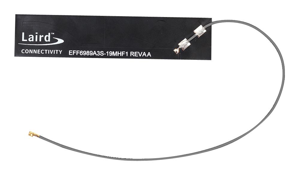 Ezurio Eff6989A3S-19Mhf1 Rf Antenna, 698Mhz-6Ghz, 4.5Dbi/adhesive