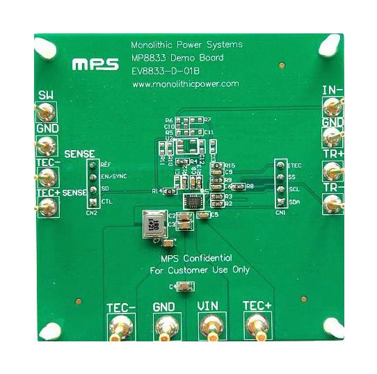 Monolithic Power Systems (Mps) Ev8833-D-01B Eval Board, Thermoelectric Cooler Ctrl