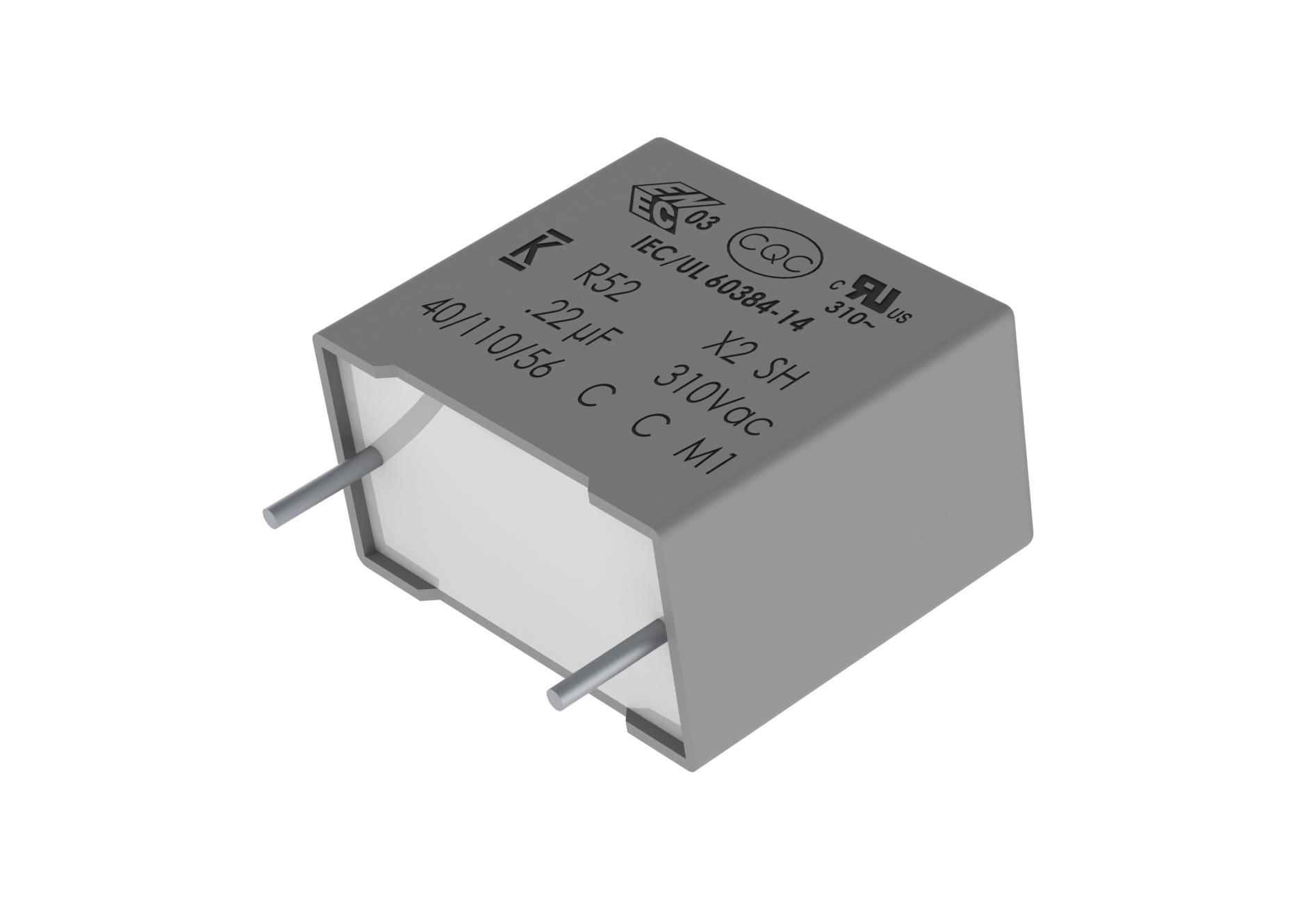 KEMET R523I322050P0K Safety Capacitor, 0.22Uf, 310V, Class X2