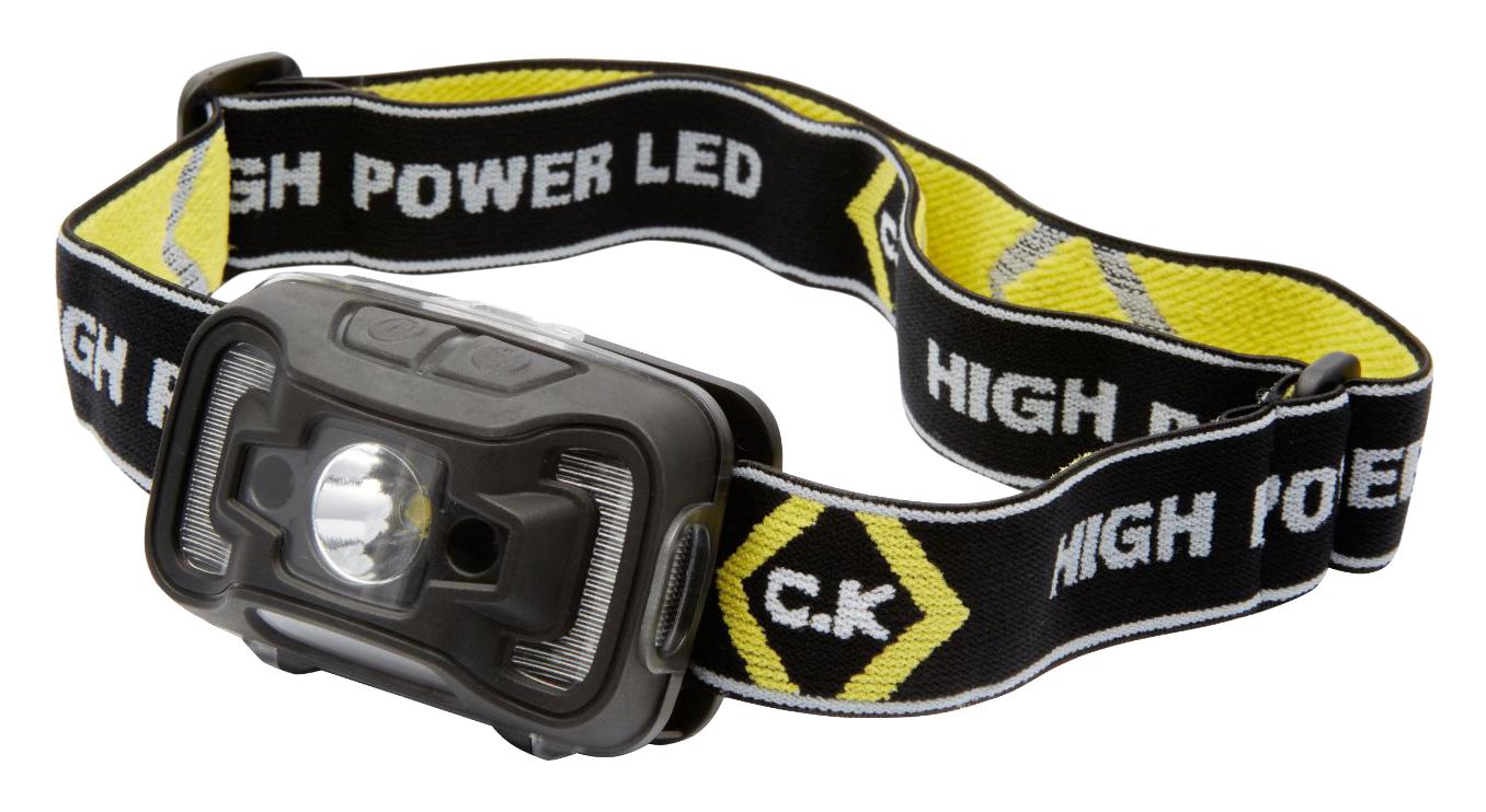 Ck Tools T9613 Head Light, 220Lm, Cree LED, Aaa Battery