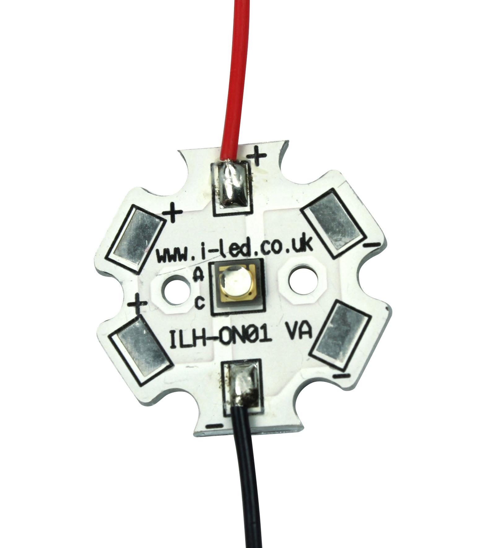 Intelligent Led Solutions Ilh-On01-Debl-Sc211-Wir200. Led Module, Deep Blue, 455Nm, 1.09W