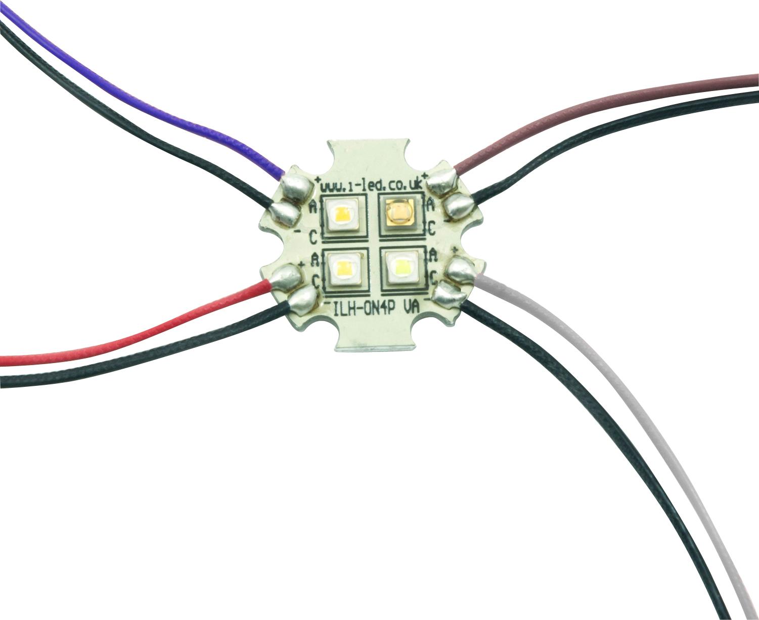 Intelligent Led Solutions Ilh-Ow04-Hwnu-Pc221-Wir200. Led Module, Hot Wht, 2700K, 130Lm, 1.09W