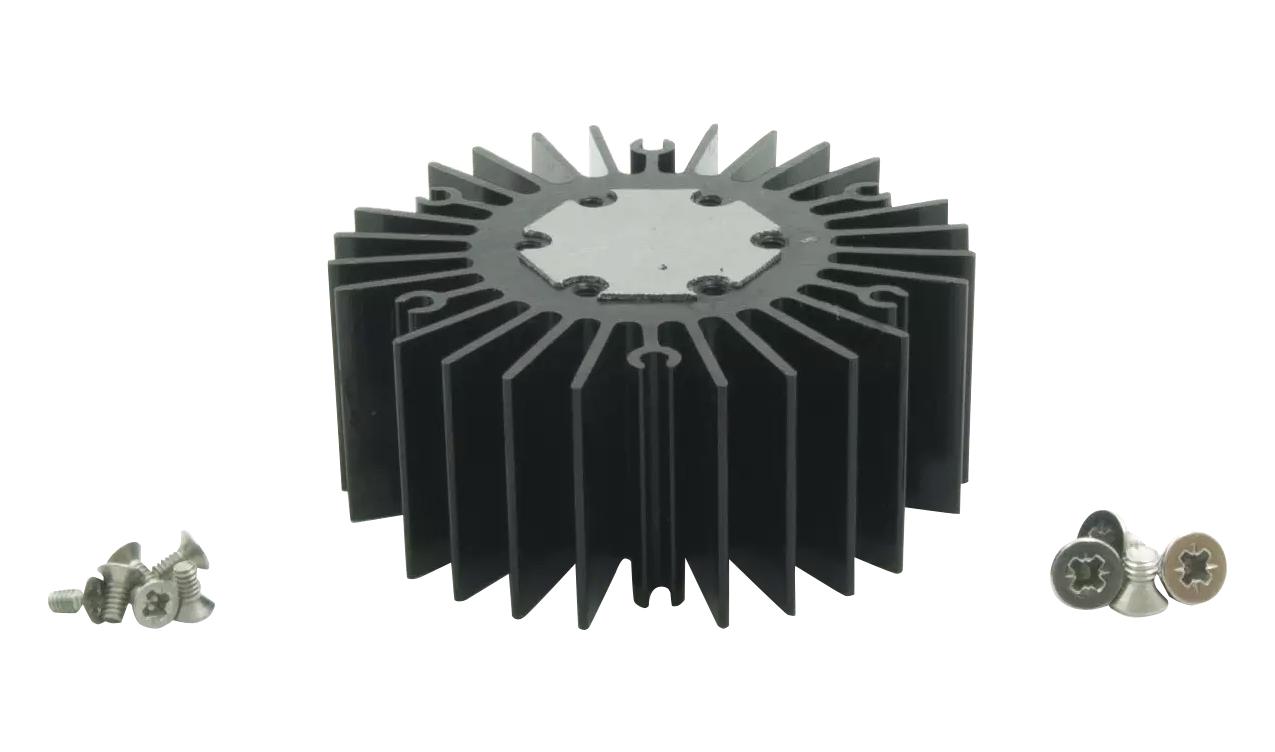 Intelligent Led Solutions Ila-Hsink-Star-50X40mm-Blk-K. Led Star Heatsink Kit, 50X40mm, Black