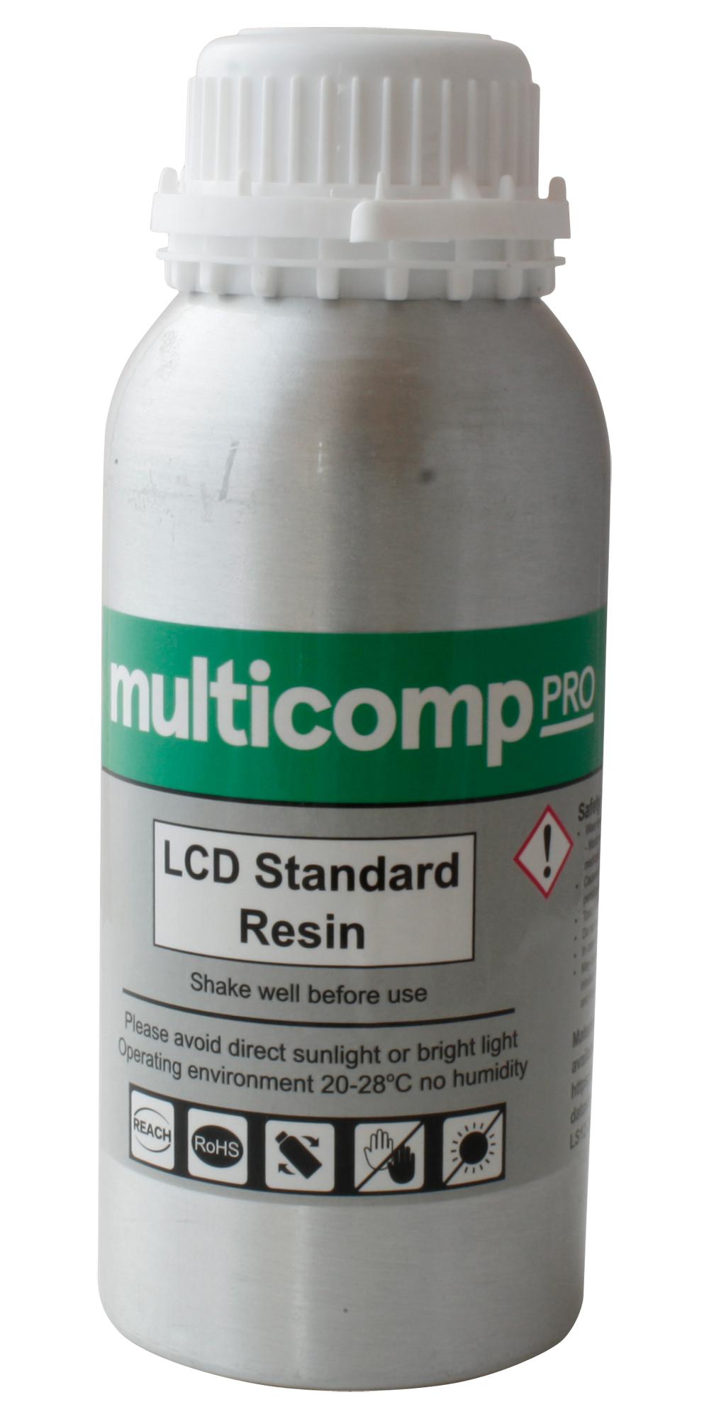 Multicomp Pro Mp004389 Lcd Standard Resin, Grey, 500G, 35%