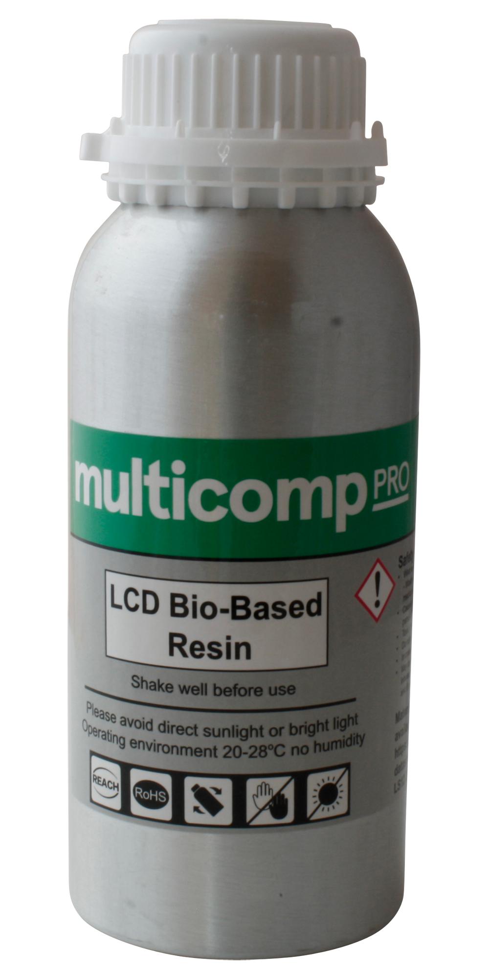 Multicomp Pro Mp004395 Lcd Pla Resin, Clear, 500G, 50%