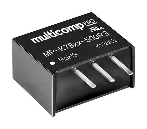 Multicomp Pro Mp-K7805-500R3 Dc-Dc Converter, 5V, 0.5A