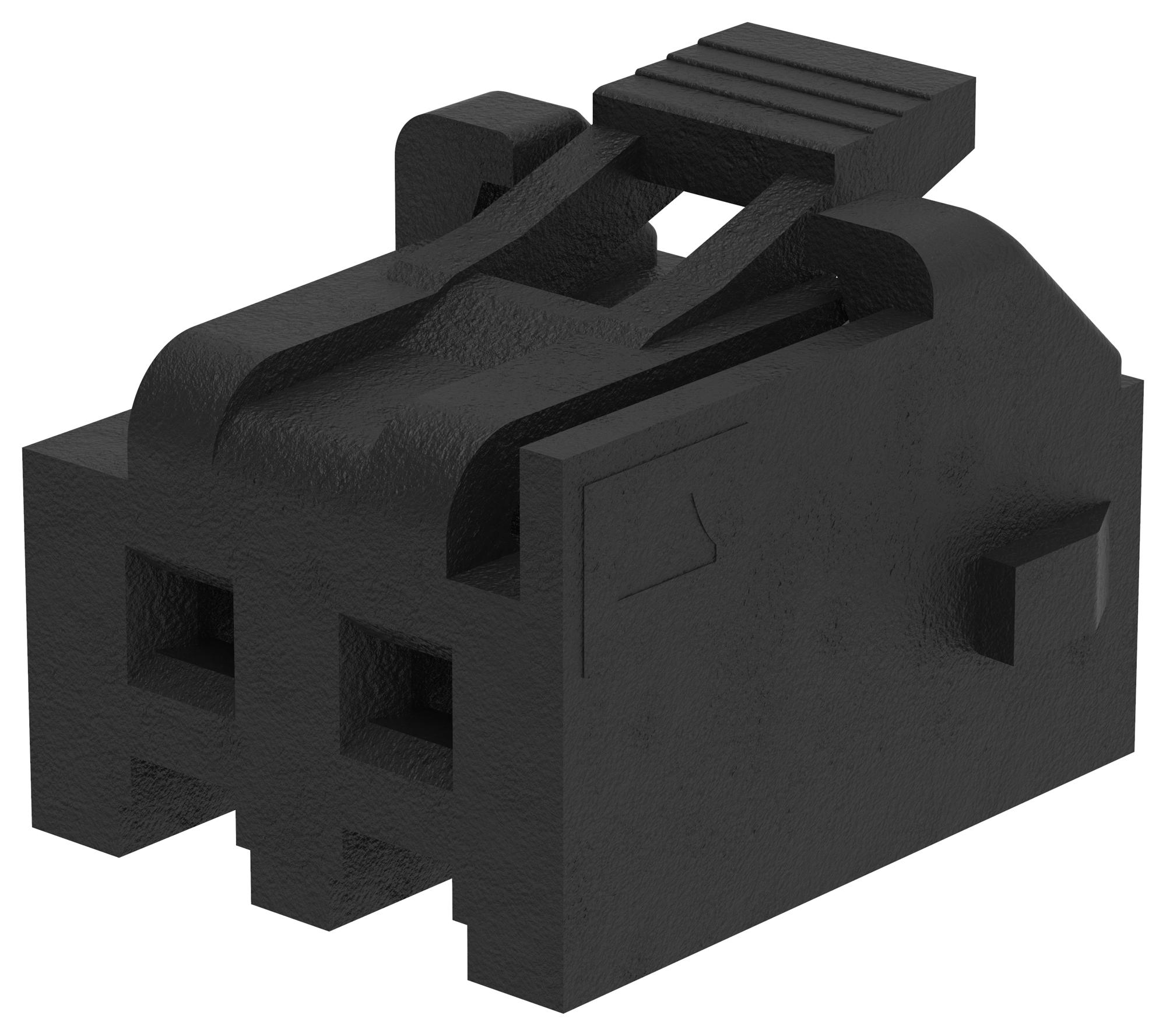 Molex 209209-0002 Connector Housing, Rcpt, 2Pos, 3mm