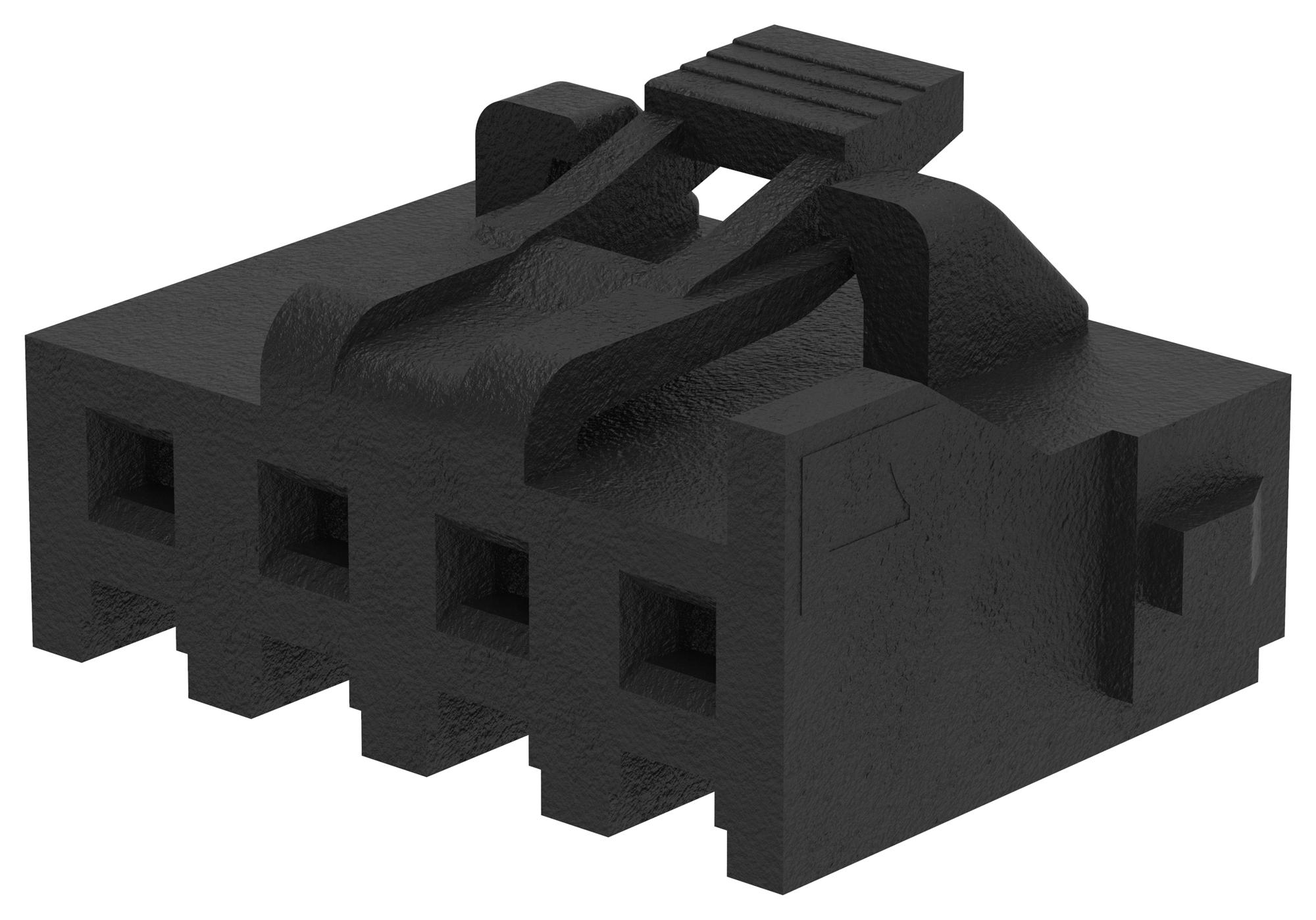 Molex 209209-0004 Connector Housing, Rcpt, 4Pos, 3mm