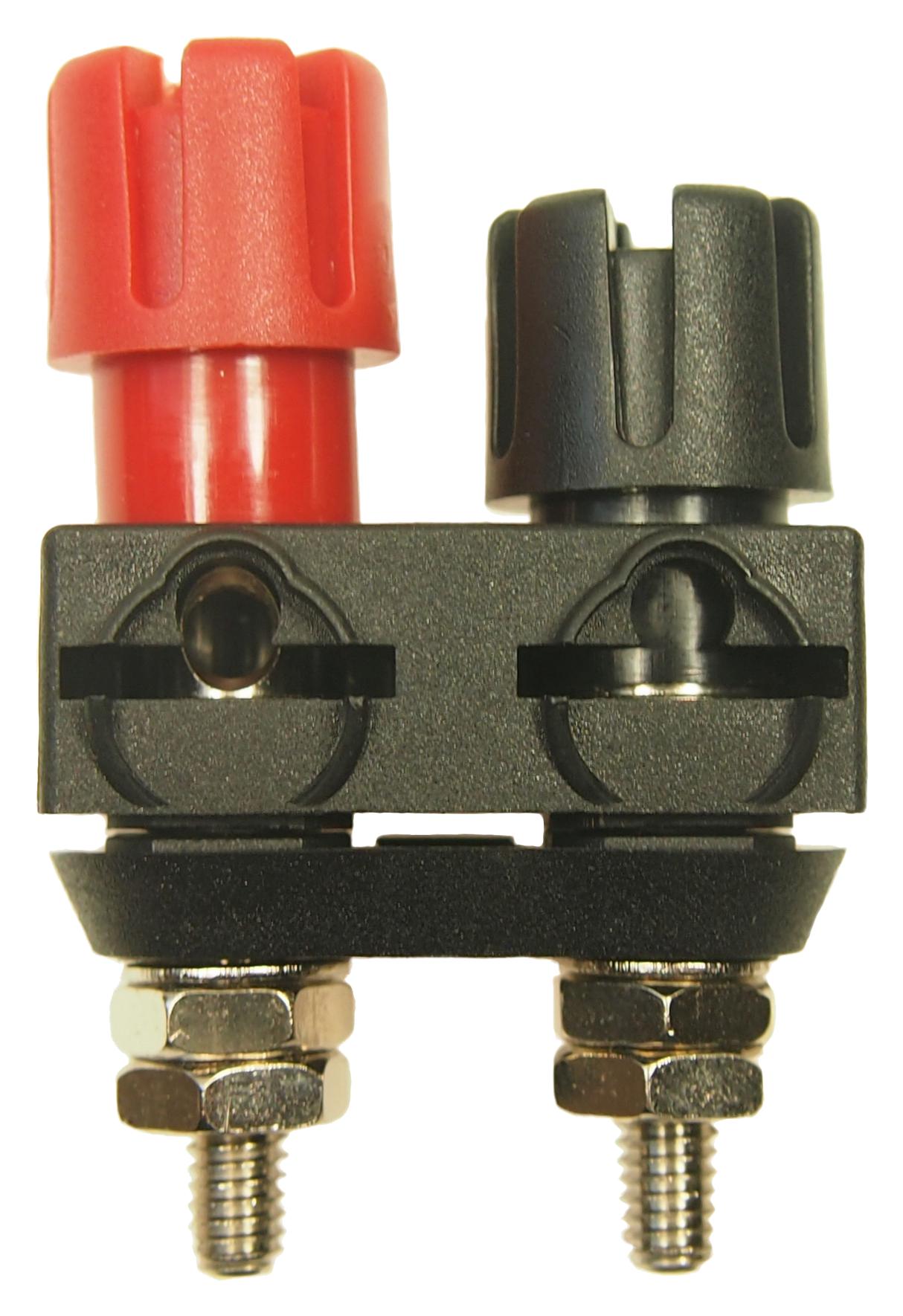 Multicomp Pro Mp770669 Binding Post, 30A, Black/red, NIckel