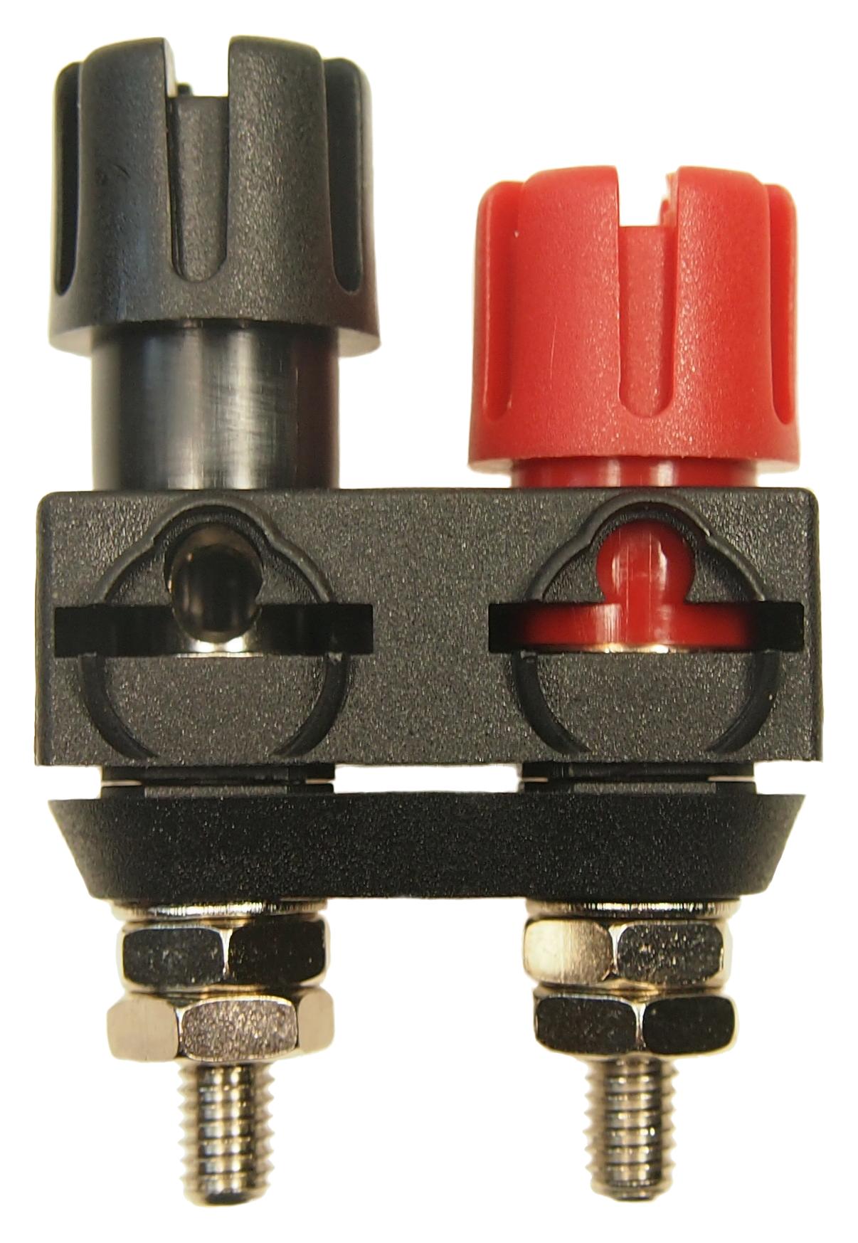 Multicomp Pro Mp770670 Binding Post, 30A, Black/red, NIckel