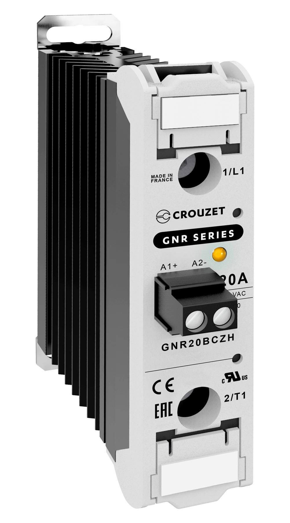 Crouzet Gnr20Bczh Solid State Relay/20A/48-660Vac/din Rail