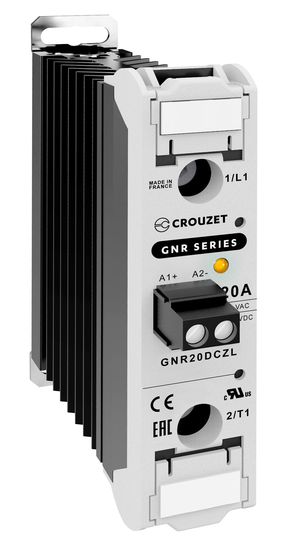 Crouzet Gnr20Dczl Solid State Relay/20A/24-280Vac/din Rail