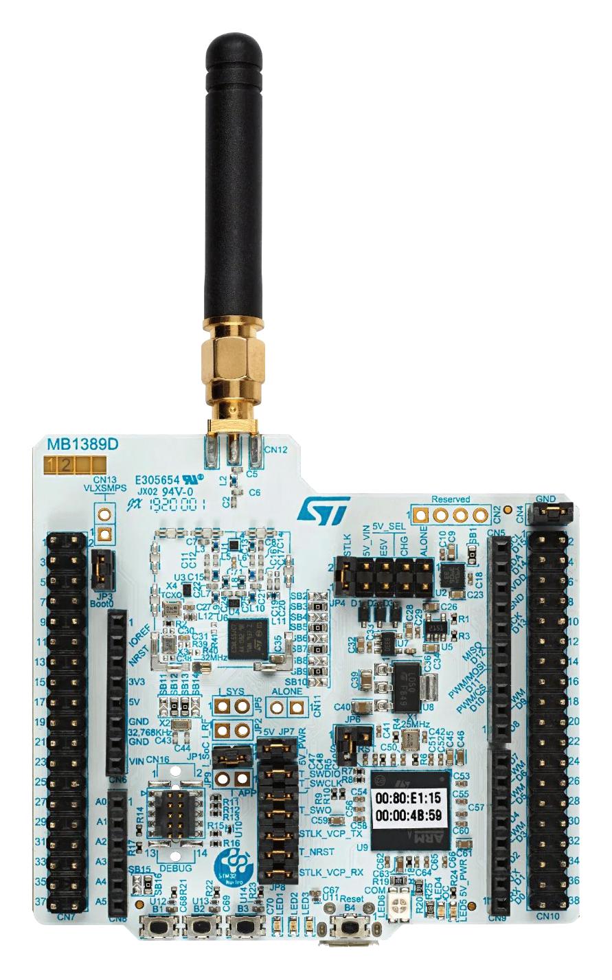 STMicroelectronics Nucleo-Wl55Jc2 Dev Board, 32Bit Amr Cortex-M4/m0+