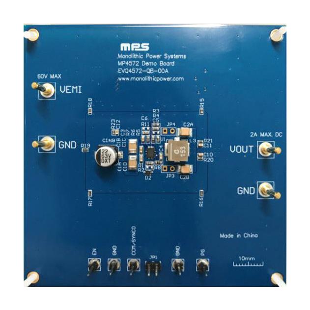 Monolithic Power Systems (Mps) Evq4572-Qb-00A Eval Board, Synchronous Buck Converter