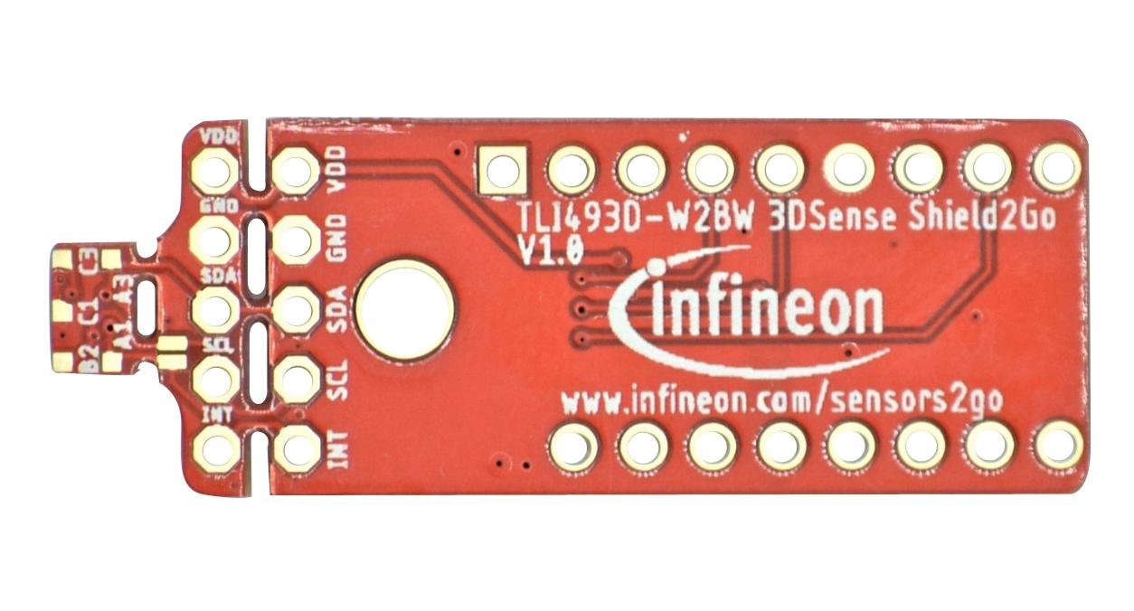 Infineon S2Go3Dtli493Dw2Bwa0Tobo1 Demo Board, 3D Magnetic Sensor