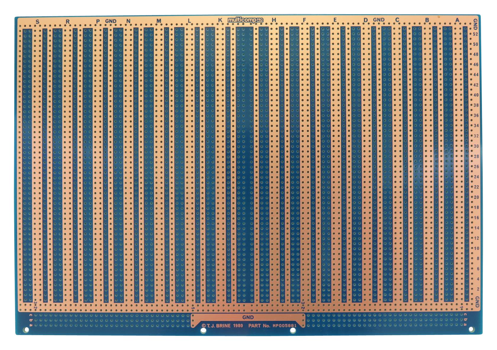 Multicomp Pro Mp005881 Pcb Hi Density Double Eurocard