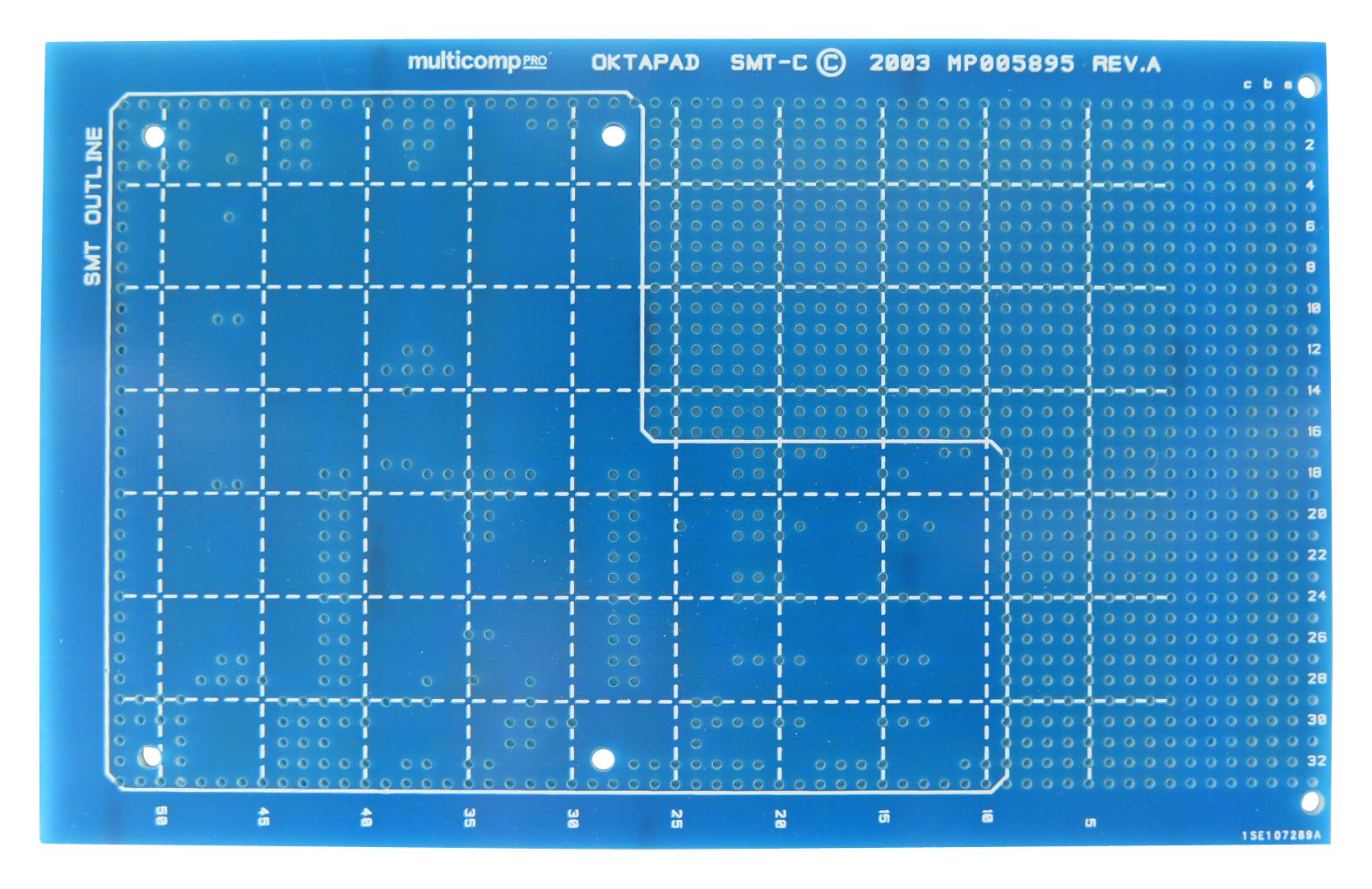 Multicomp Pro Mp005895 Pcb Smt-C 100X160 S Euro Single Sided