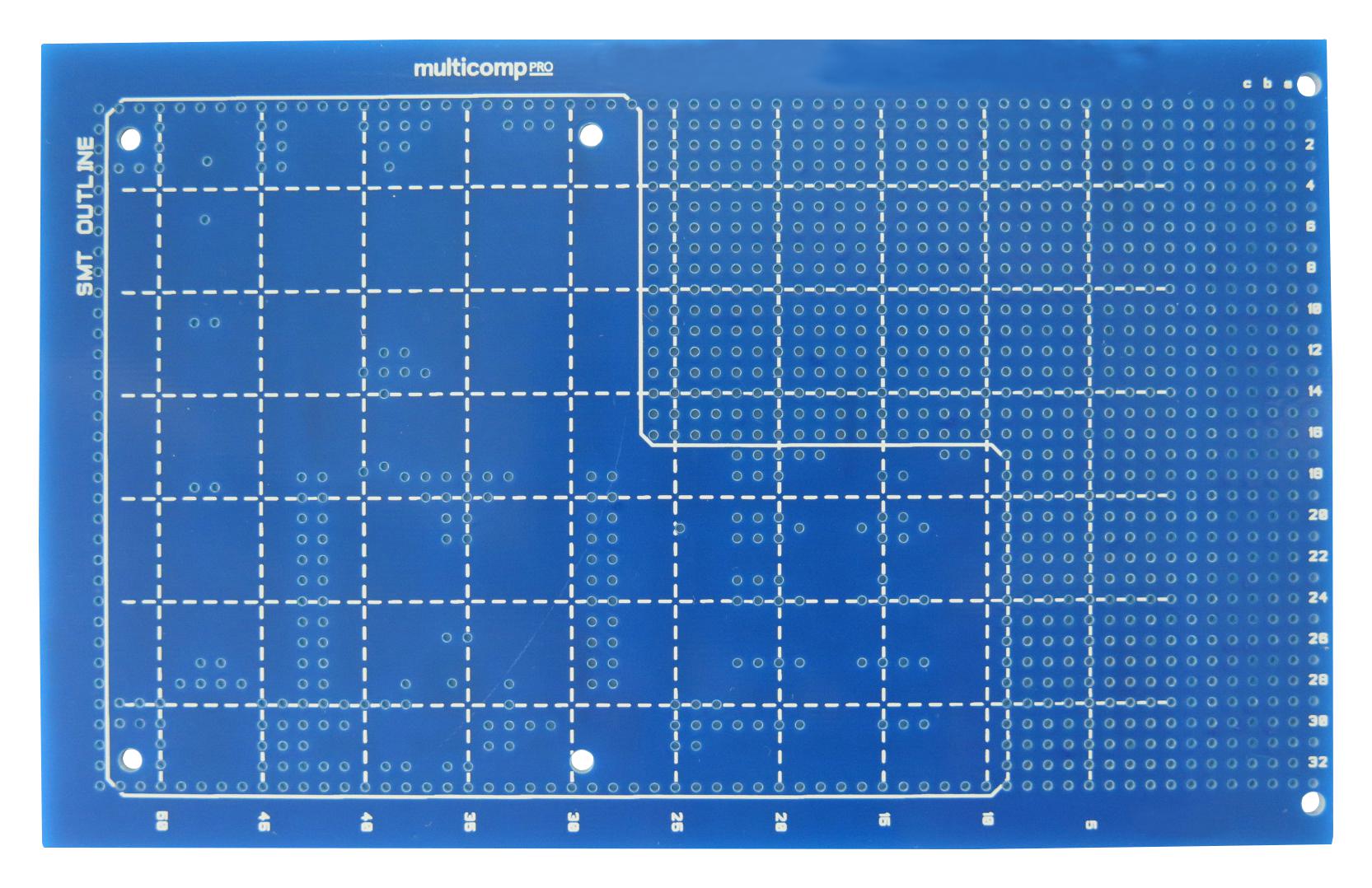 Multicomp Pro Mp005897 Pcb Smt-C 100X160 S Euro Single Sided