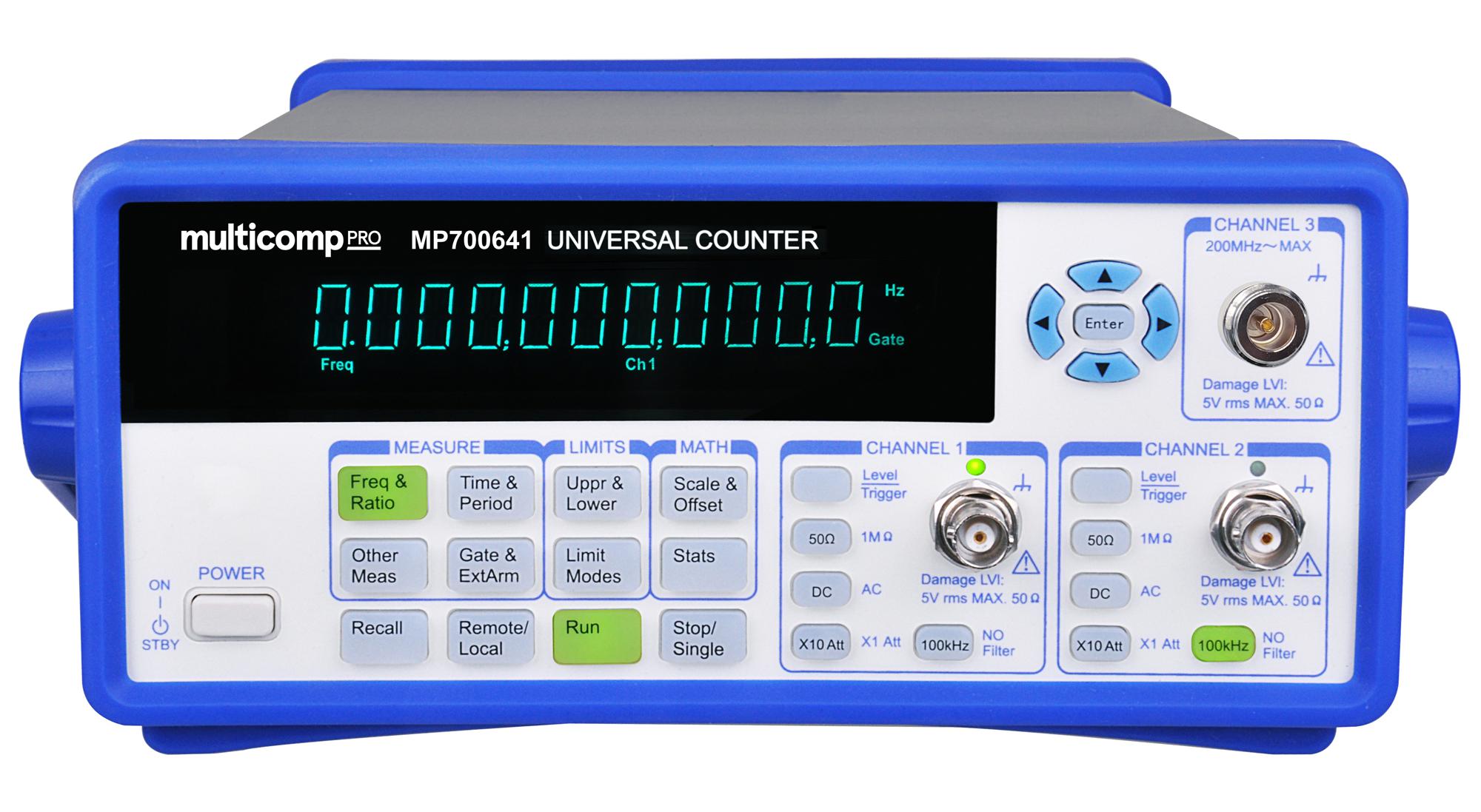 Multicomp Pro Mp700641 Frequency Counter/timer/analyzer, 6.5Ghz