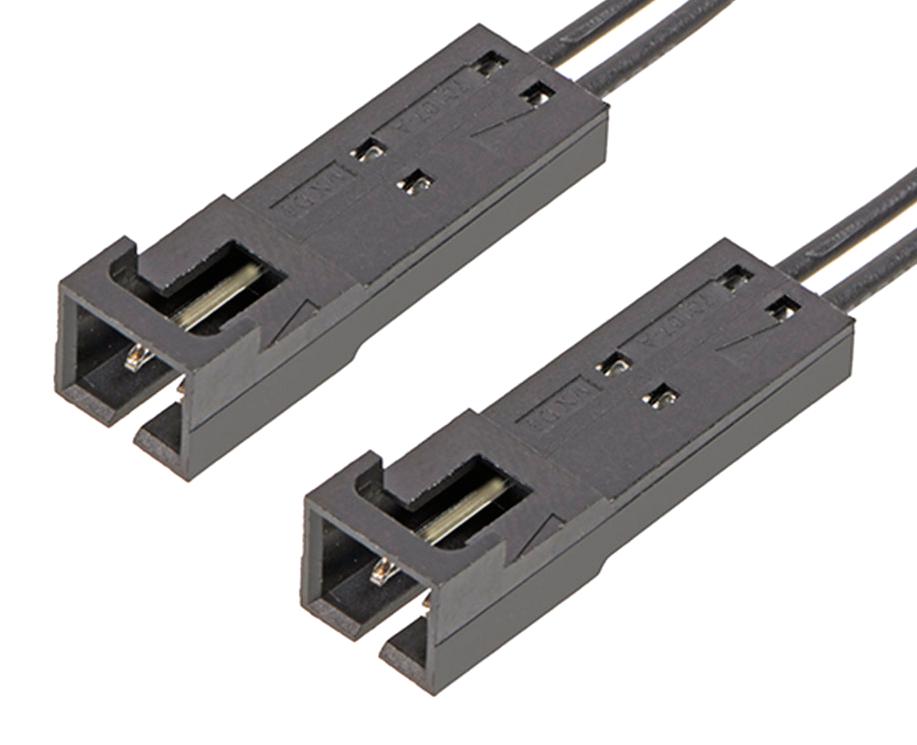 Molex 216272-1021 Wtb Cord, 2P Sl Plug-Sl Plug, 100mm