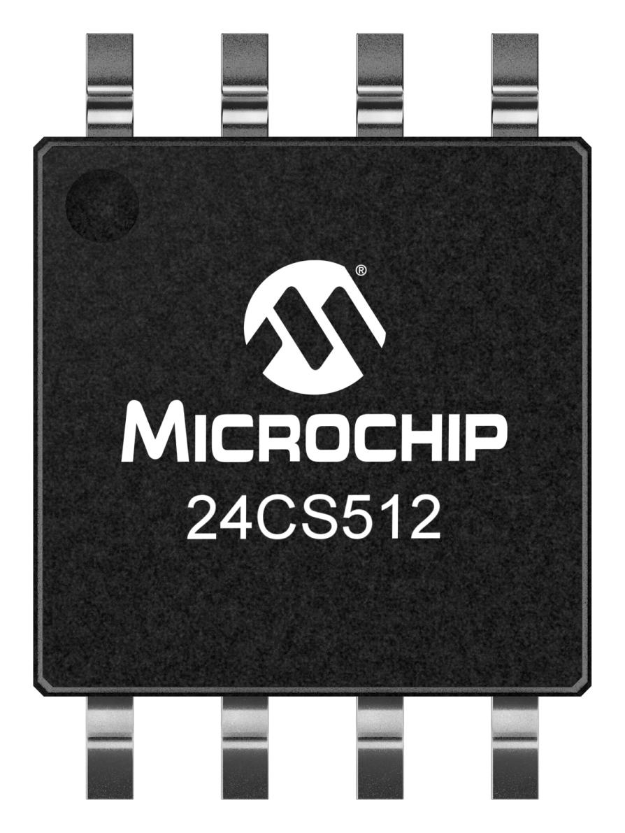 Microchip Technology Technology 24Cs512-E/sm Eeprom, 512Kbit, -40 To 125Deg C