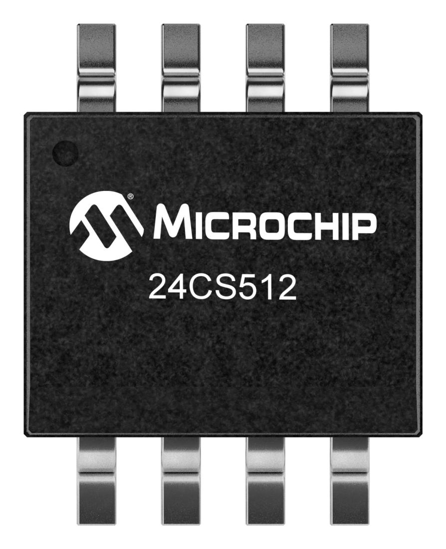 Microchip Technology Technology 24Cs512-E/sn Eeprom, 512Kbit, -40 To 125Deg C