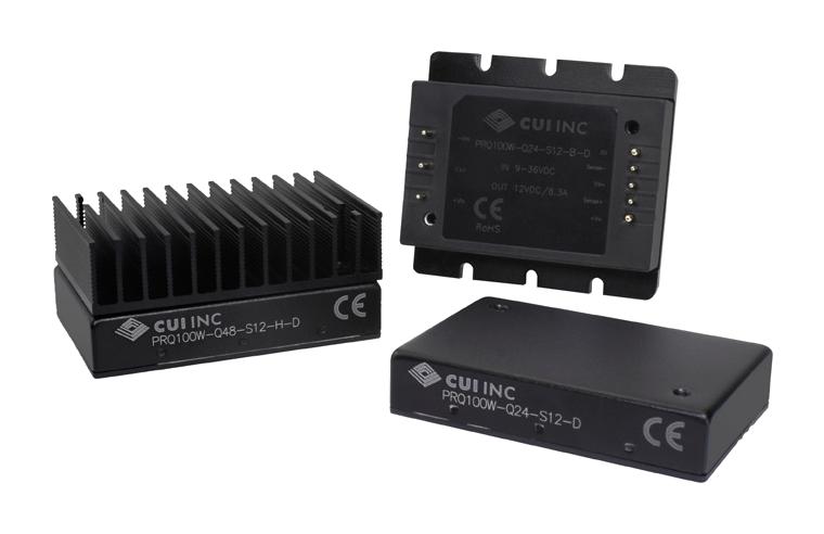 Cui Prq100W-Q48-S15-B-D Dc-Dc Converter, 15V, 6.7A